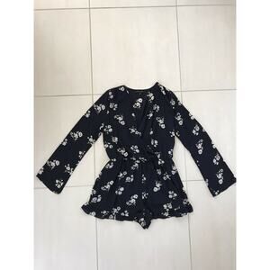 Honey Punch Floral Print Romper